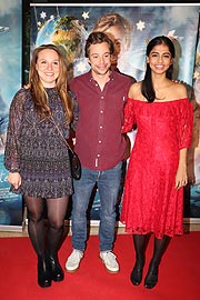 Esra Bonkowski, Tobias Krell, Devaki Patil @ Premiere CHECKER TOBI UND DAS GEHEIMNIS UNSERES PLANETEN am 27.01.2019 im Math&auml;ser Filmpalast in M&uuml;nchen